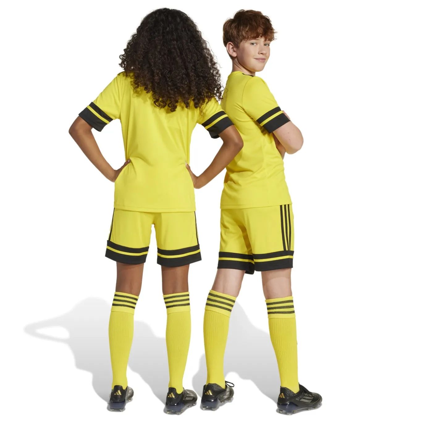 adidas Squadra 25 Voetbalbroekje Kids Geel Zwart