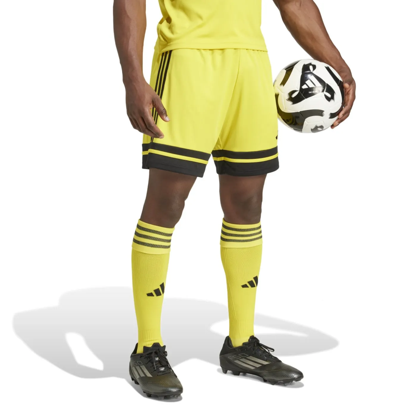 adidas Squadra 25 Voetbalbroekje Geel Zwart