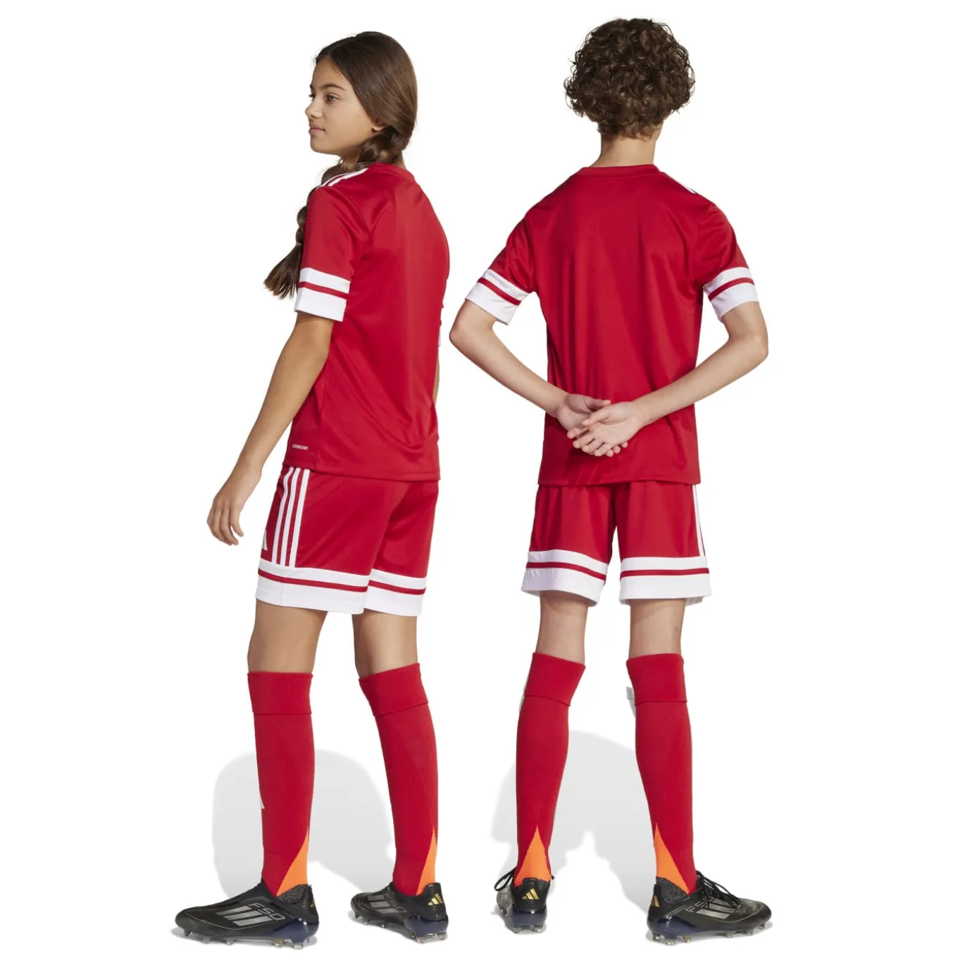 adidas Squadra 25 Voetbalbroekje Kids Rood Wit