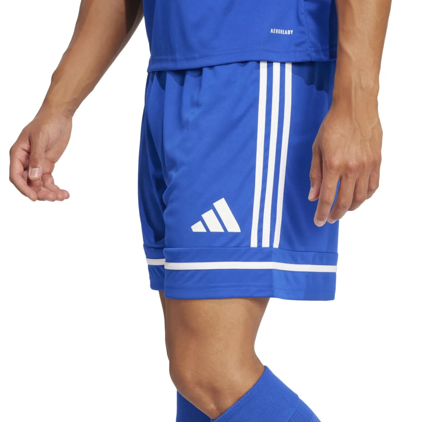 adidas Squadra 25 Voetbalbroekje Blauw Wit Blauw