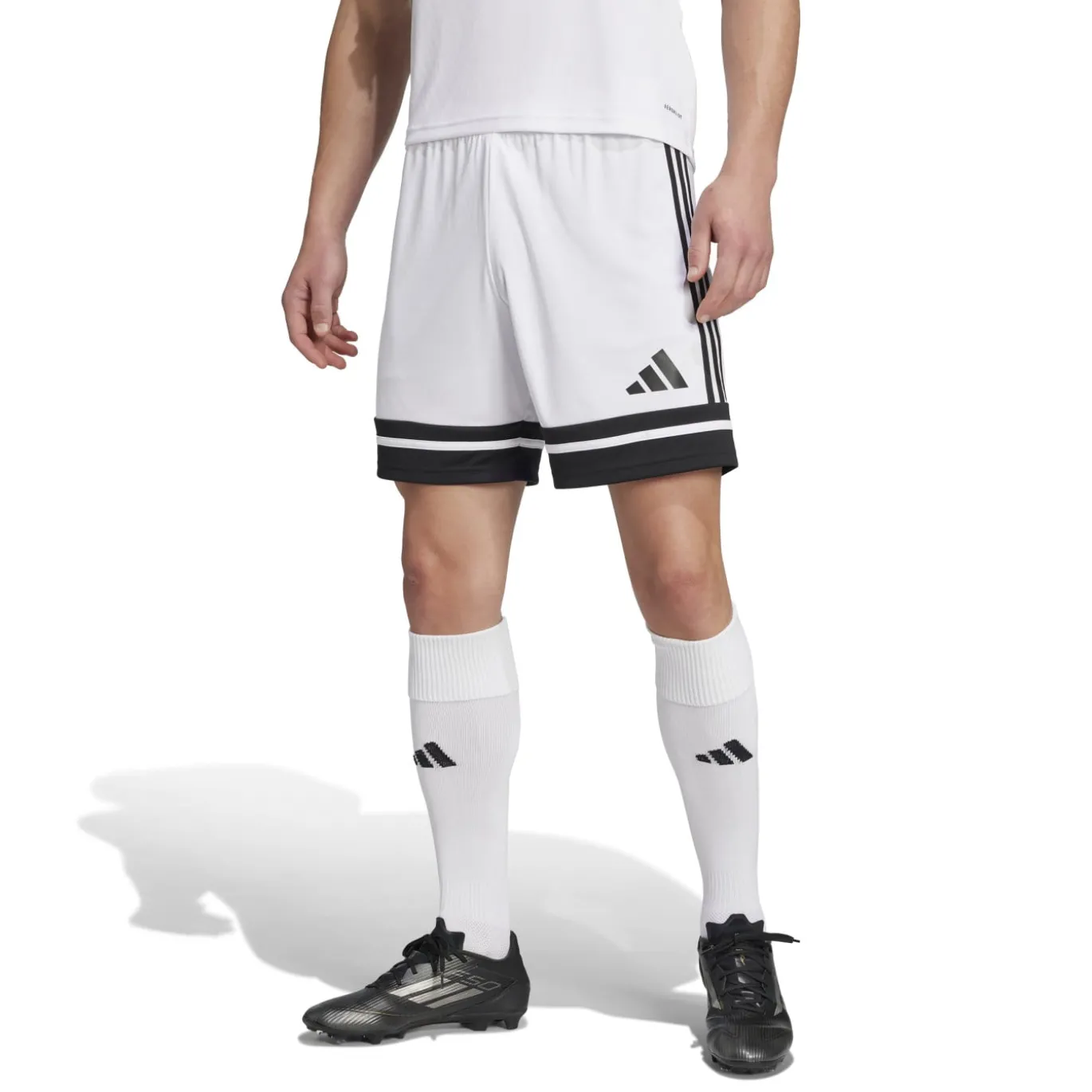 adidas Squadra 25 Voetbalbroekje Wit Zwart