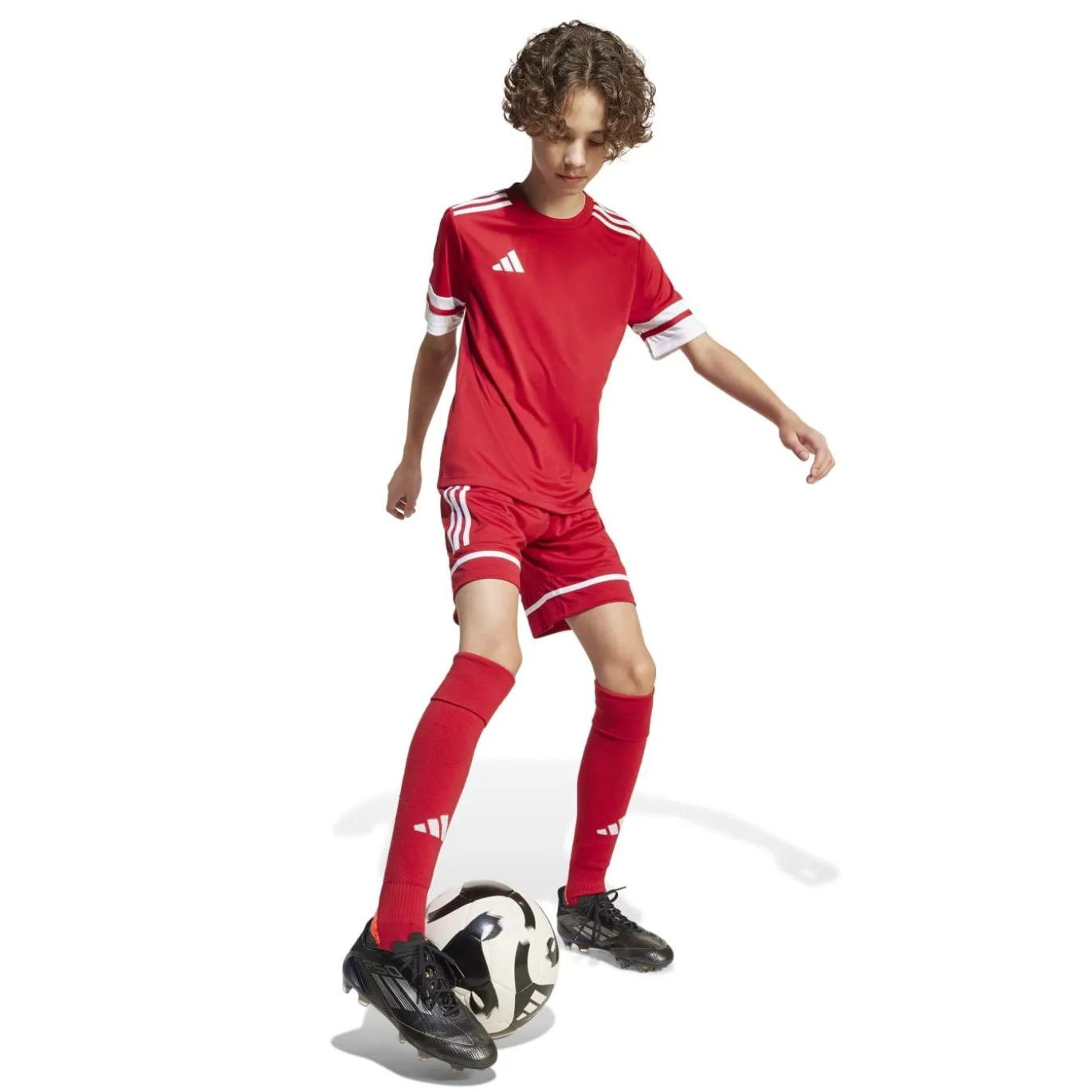 adidas Squadra 25 Voetbalbroekje Kids Rood Wit Rood