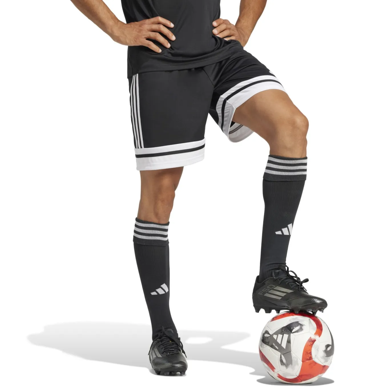 adidas Squadra 25 Voetbalbroekje Zwart Wit