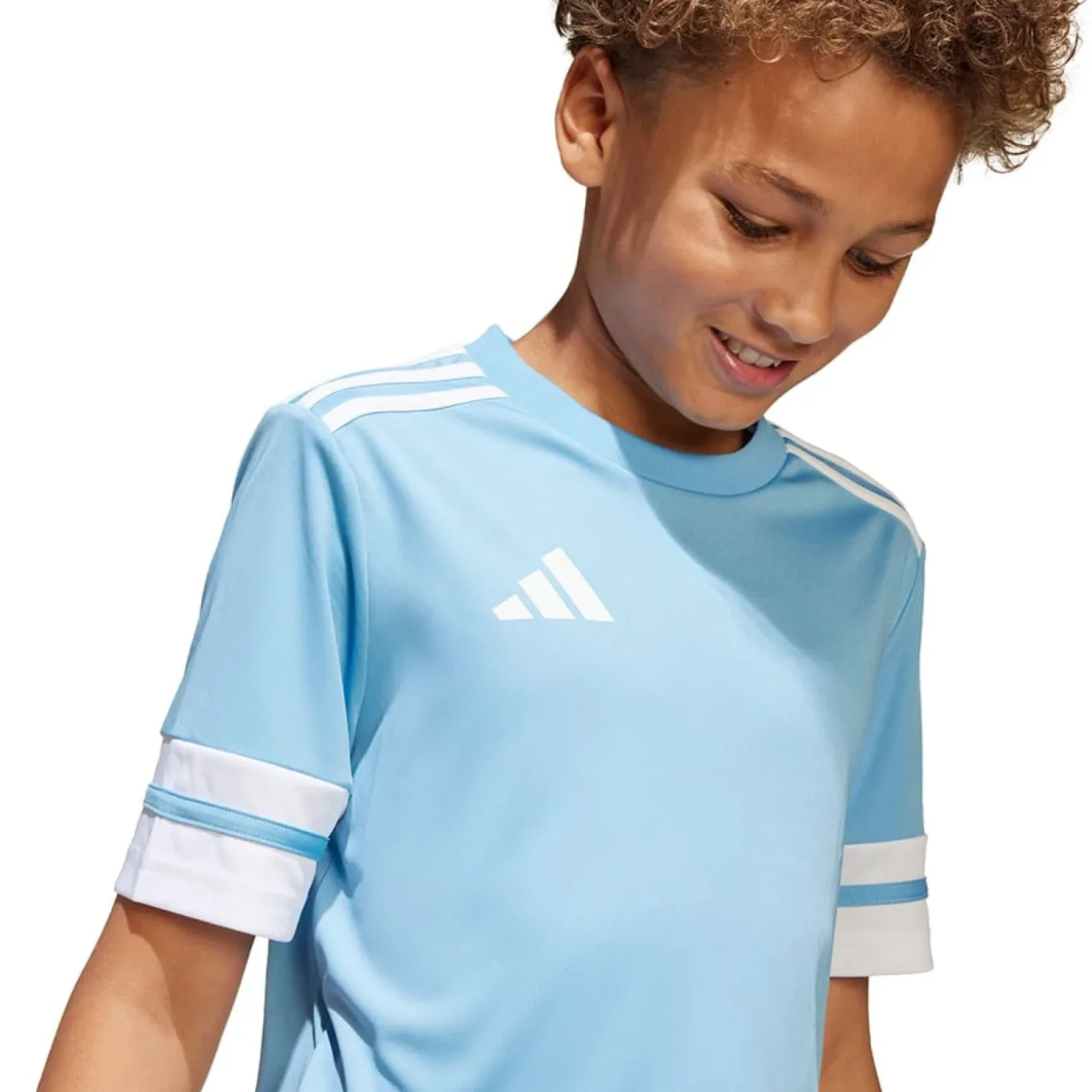 adidas Squadra 25 Voetbalshirt Kids Lichtblauw Wit