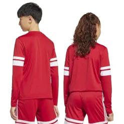 adidas Squadra 25 Voetbalshirt Lange Mouwen Kids Rood Wit