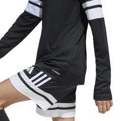 adidas Squadra 25 Voetbalshirt Lange Mouwen Kids Zwart Wit
