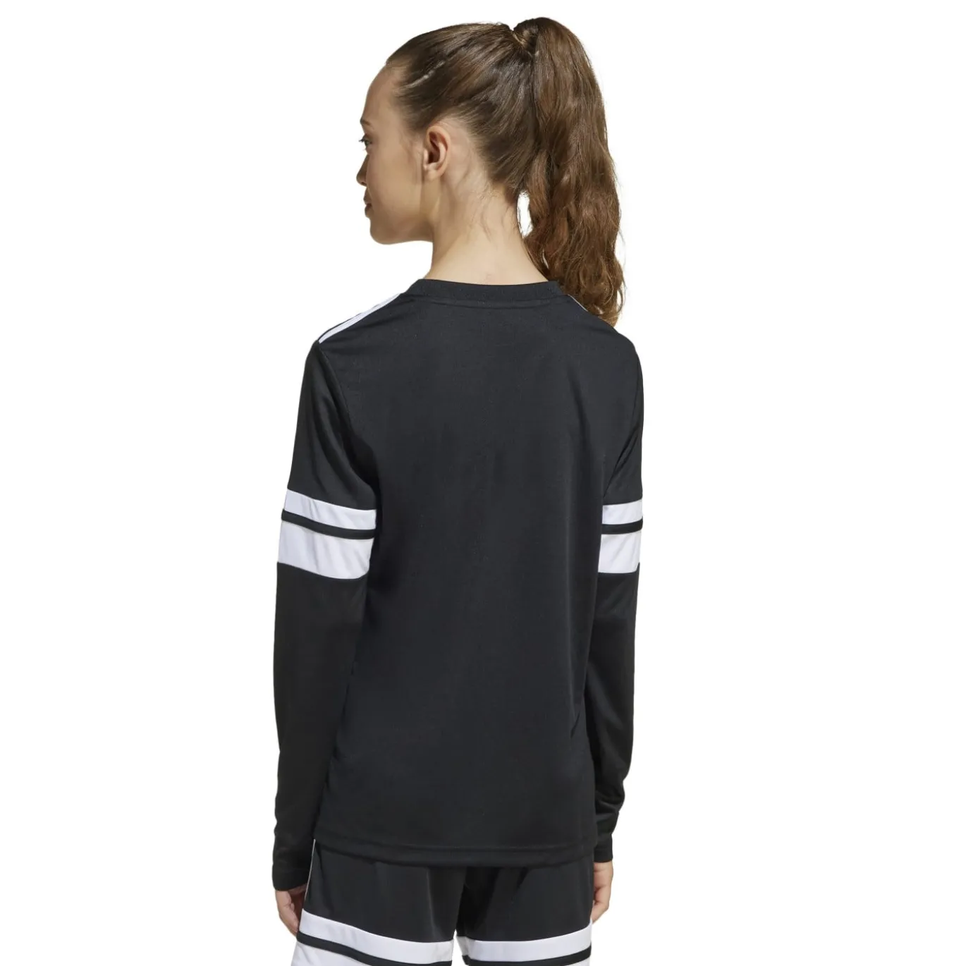 adidas Squadra 25 Voetbalshirt Lange Mouwen Kids Zwart Wit