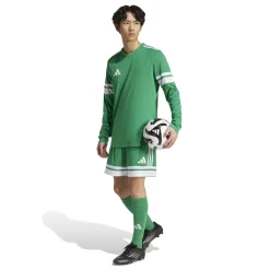 adidas Squadra 25 Voetbalshirt Lange Mouwen Groen Wit