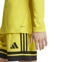 adidas Squadra 25 Voetbalshirt Lange Mouwen Geel Zwart