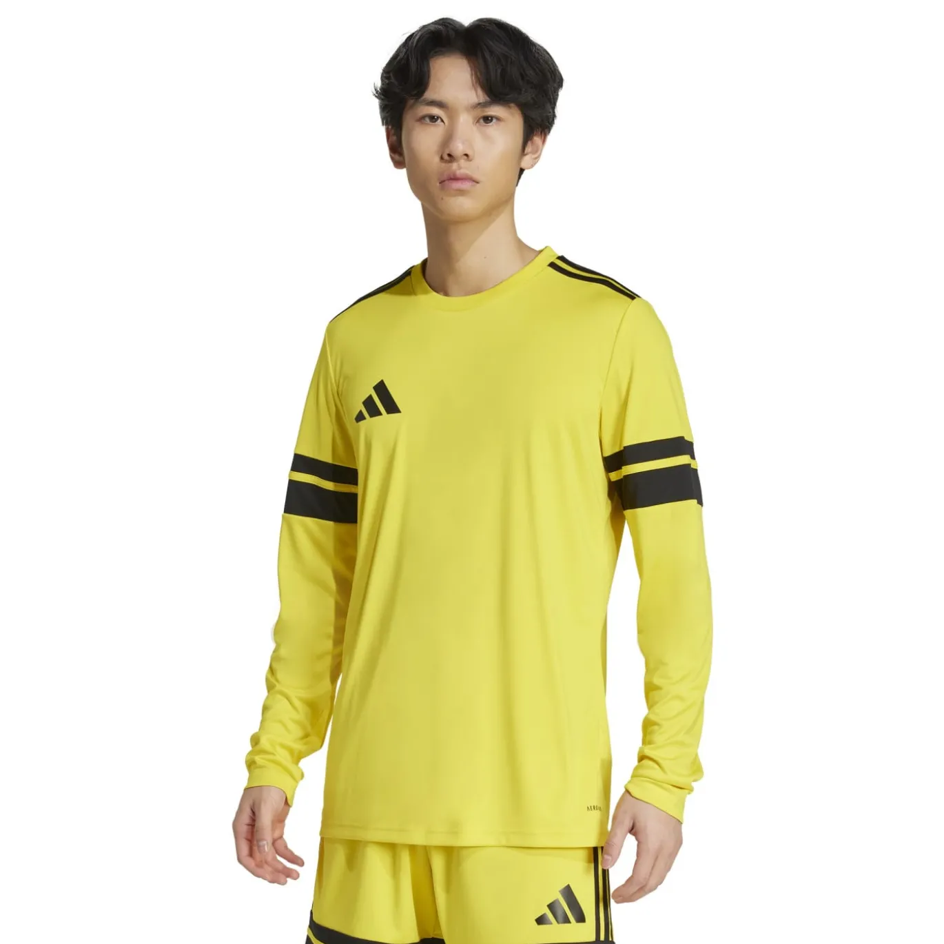 adidas Squadra 25 Voetbalshirt Lange Mouwen Geel Zwart