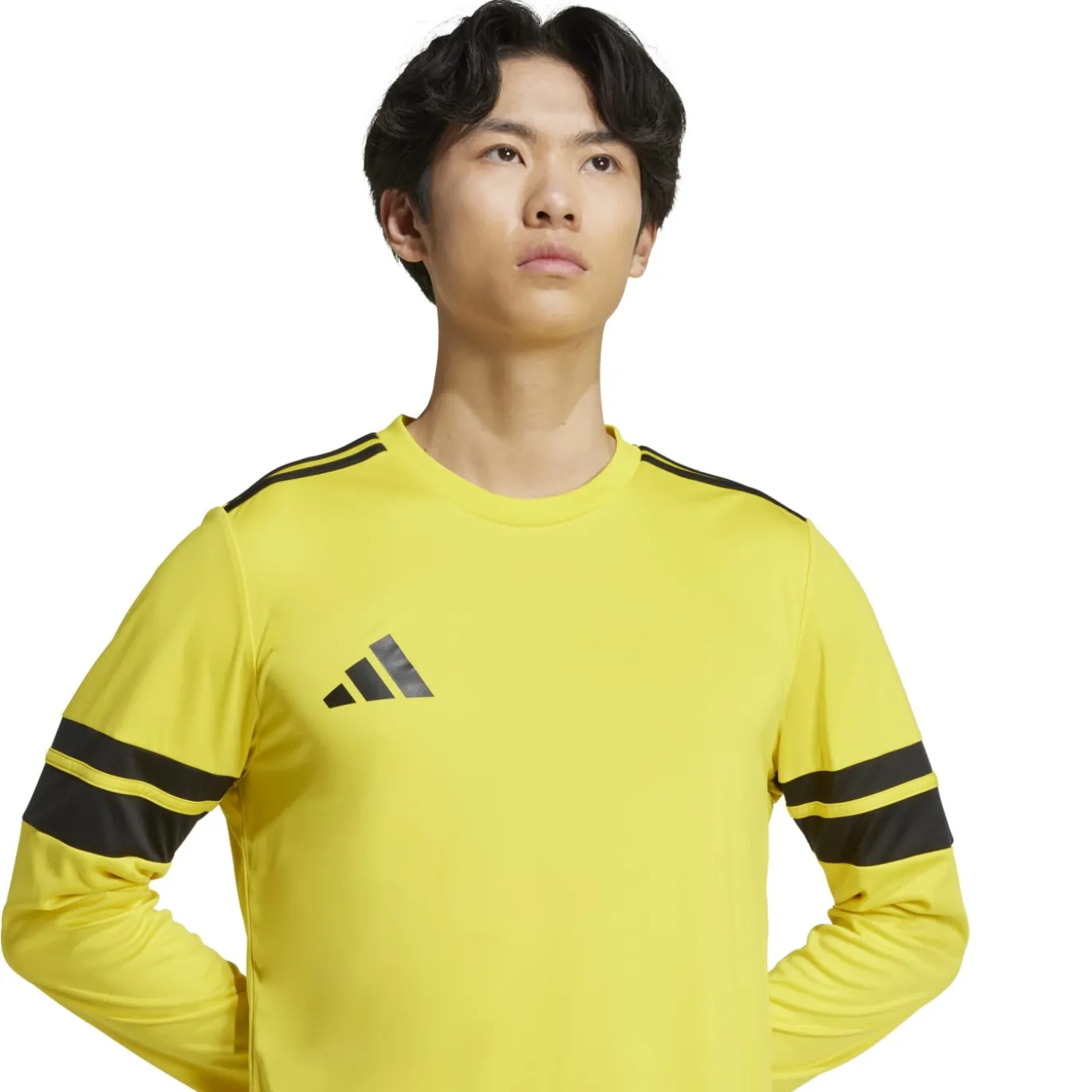adidas Squadra 25 Voetbalshirt Lange Mouwen Geel Zwart