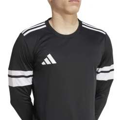 adidas Squadra 25 Voetbalshirt Lange Mouwen Zwart Wit