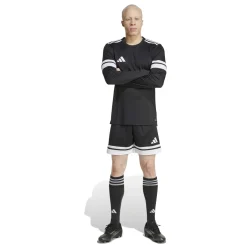 adidas Squadra 25 Voetbalshirt Lange Mouwen Zwart Wit