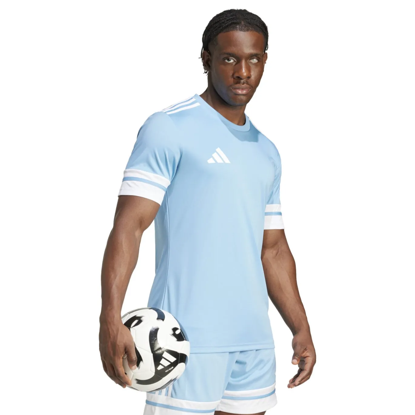 adidas Squadra 25 Voetbalshirt Lichtblauw Wit