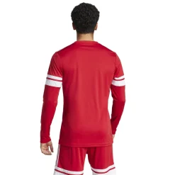 adidas Squadra 25 Voetbalshirt Lange Mouwen Rood Wit