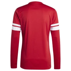 adidas Squadra 25 Voetbalshirt Lange Mouwen Rood Wit
