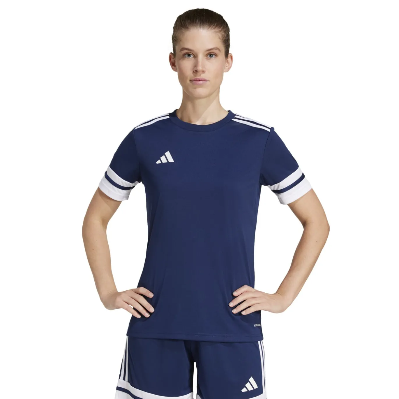 adidas Squadra 25 Voetbalshirt Dames Donkerblauw Wit