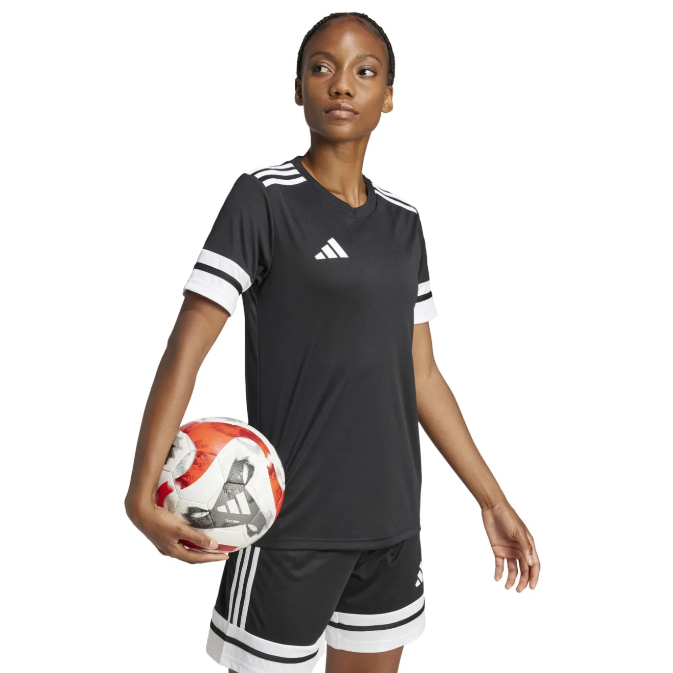adidas Squadra 25 Voetbalshirt Dames Zwart Wit