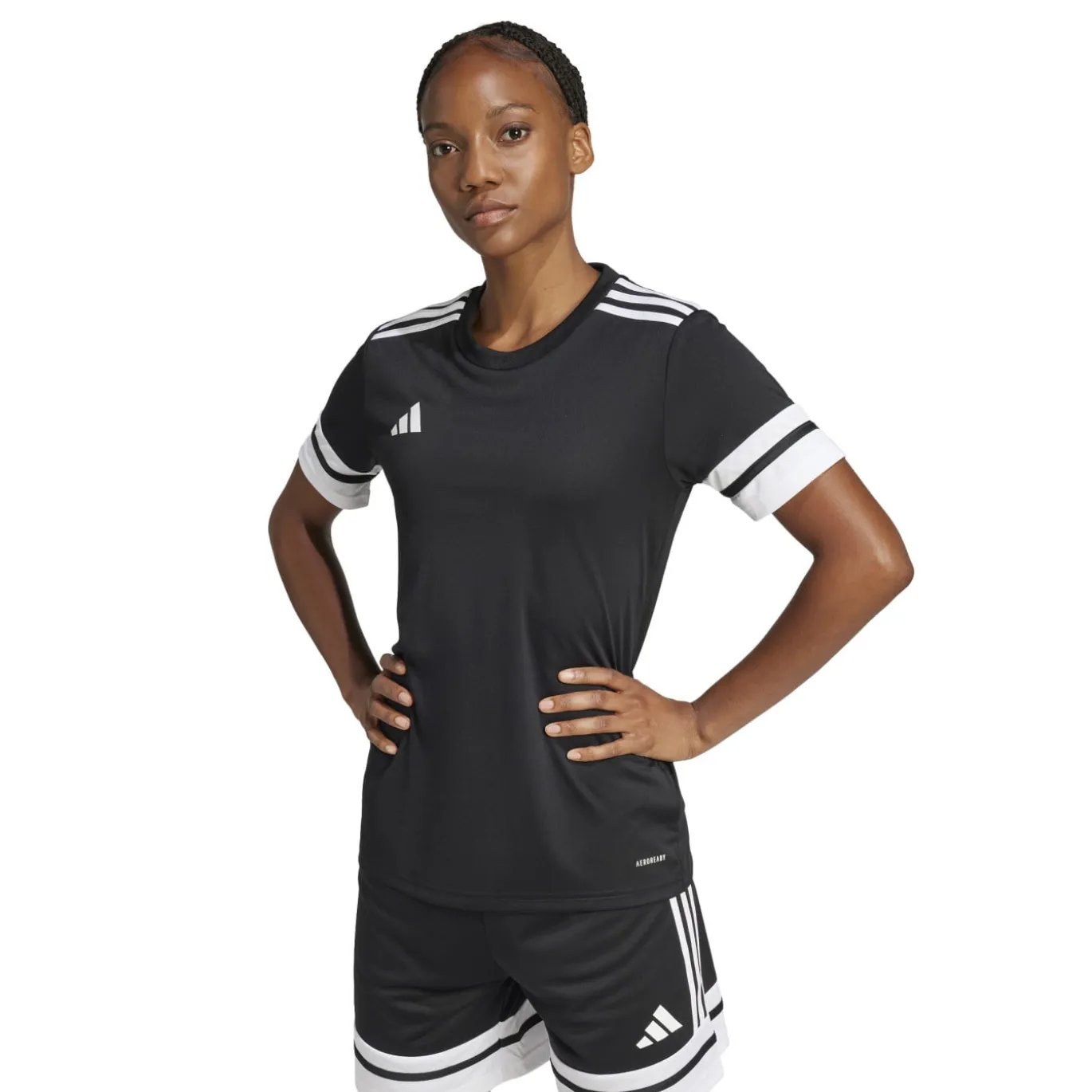 adidas Squadra 25 Voetbalshirt Dames Zwart Wit