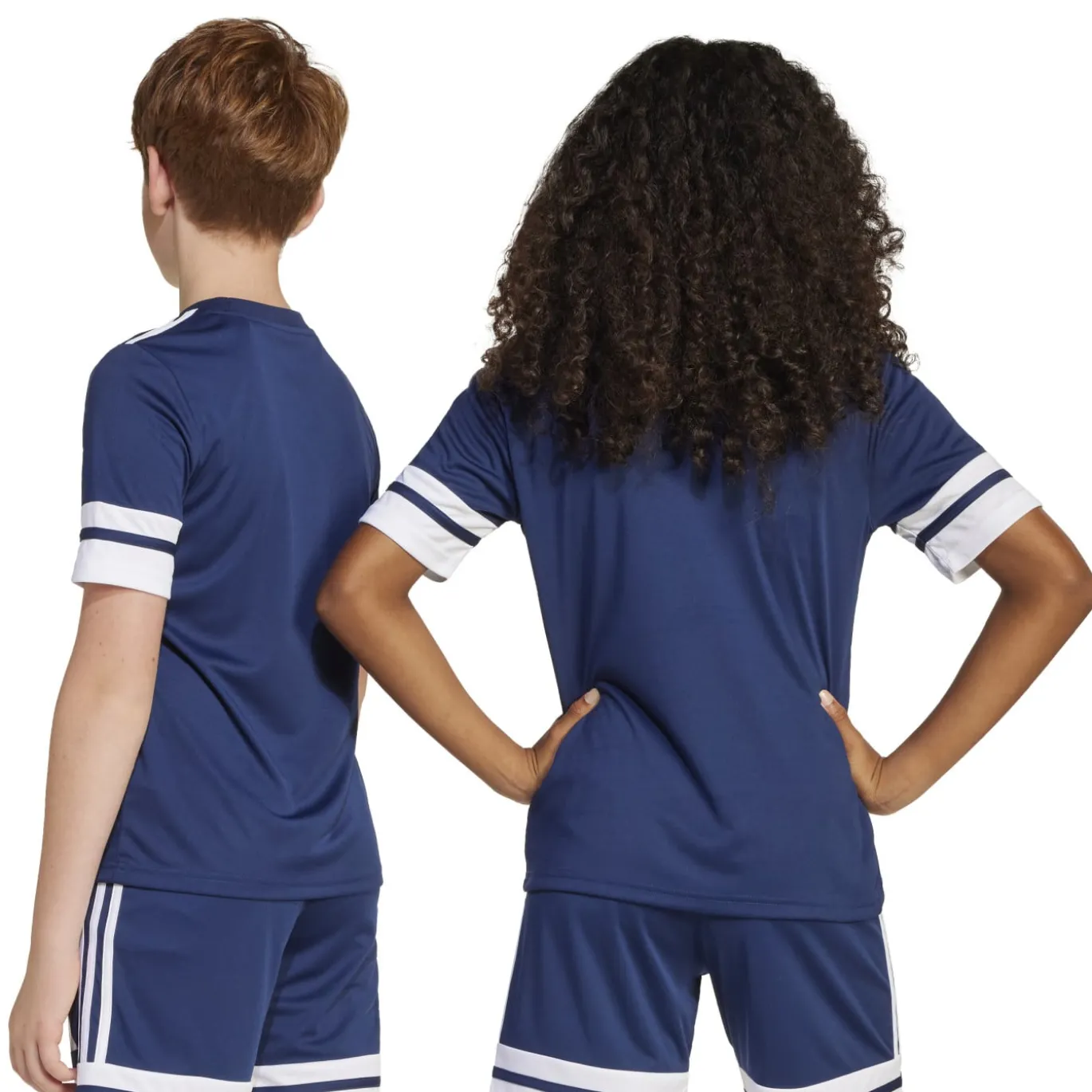 adidas Squadra 25 Voetbalshirt Kids Donkerblauw Wit
