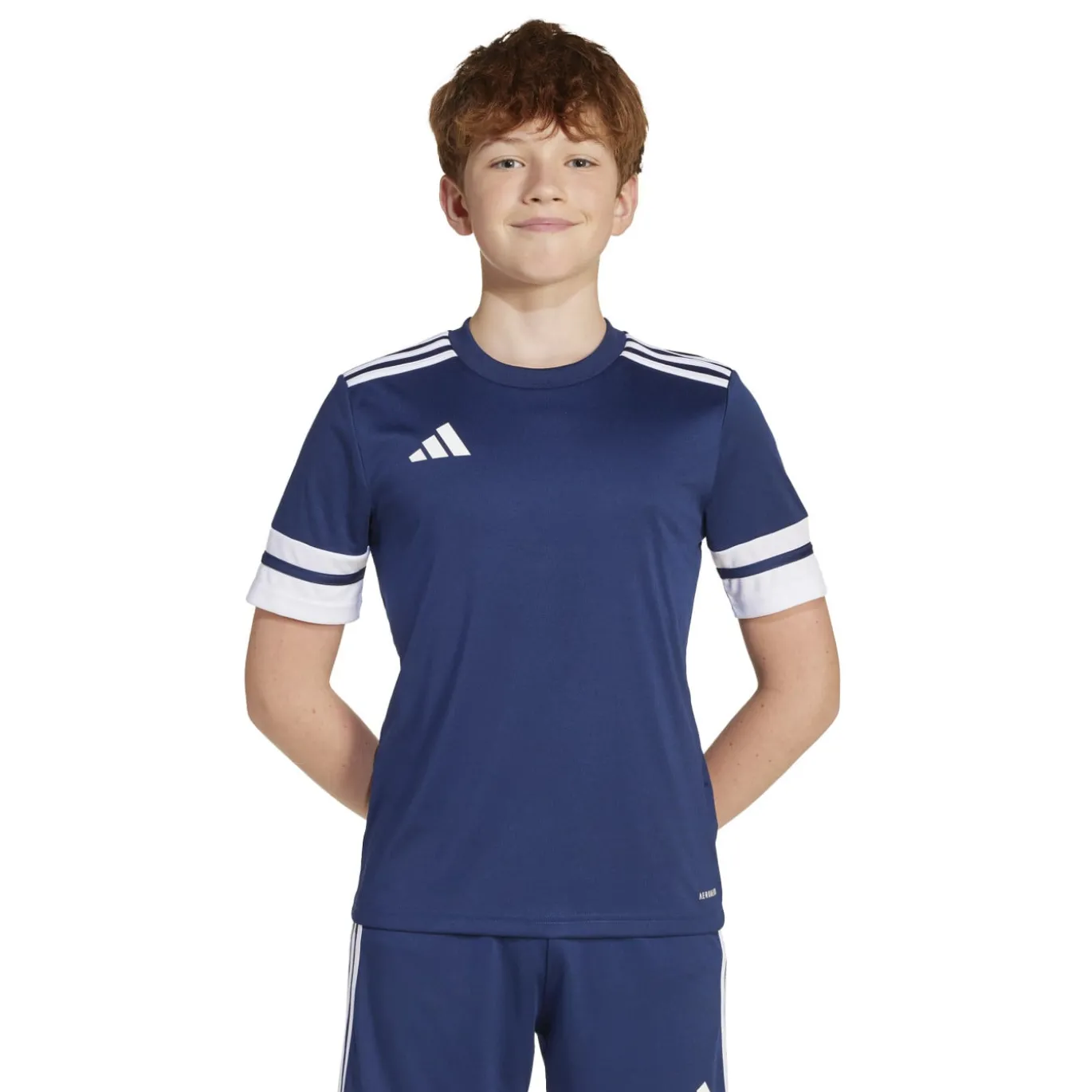 adidas Squadra 25 Voetbalshirt Kids Donkerblauw Wit