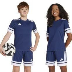 adidas Squadra 25 Voetbalshirt Kids Donkerblauw Wit