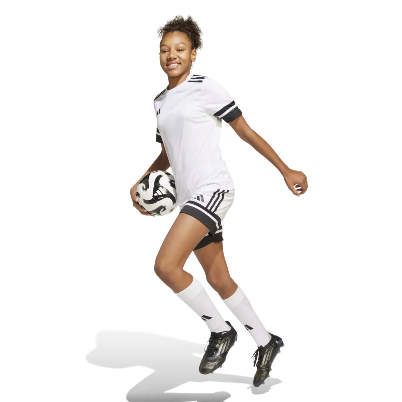 adidas Squadra 25 Voetbalshirt Kids Wit Zwart