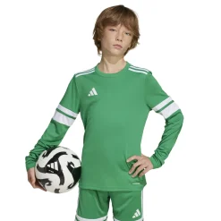 adidas Squadra 25 Voetbalshirt Lange Mouwen Kids Groen Wit