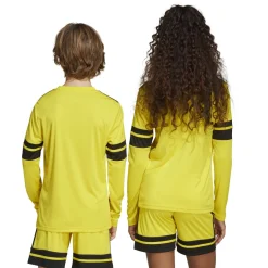 adidas Squadra 25 Voetbalshirt Lange Mouwen Kids Geel Zwart