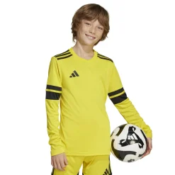 adidas Squadra 25 Voetbalshirt Lange Mouwen Kids Geel Zwart