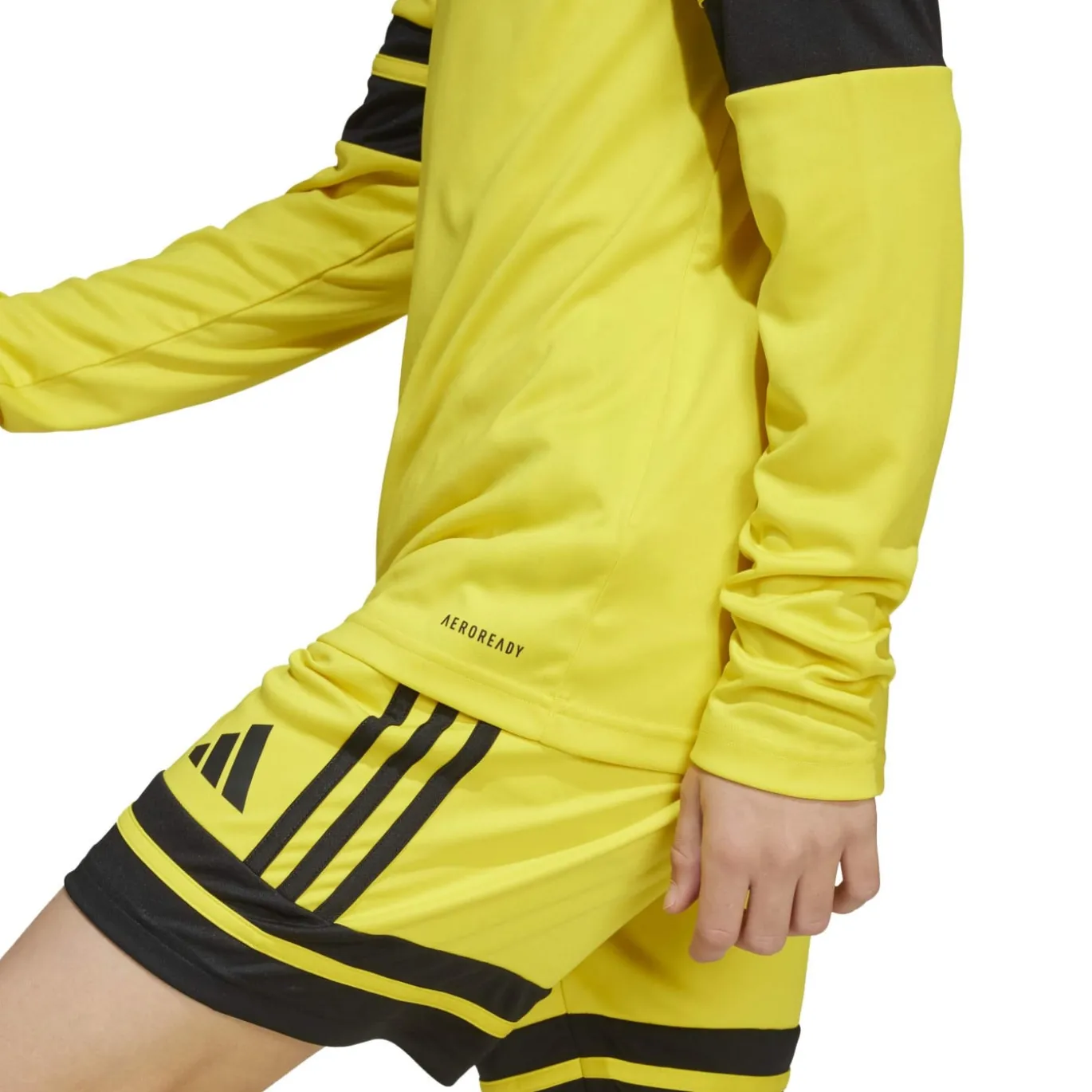 adidas Squadra 25 Voetbalshirt Lange Mouwen Kids Geel Zwart
