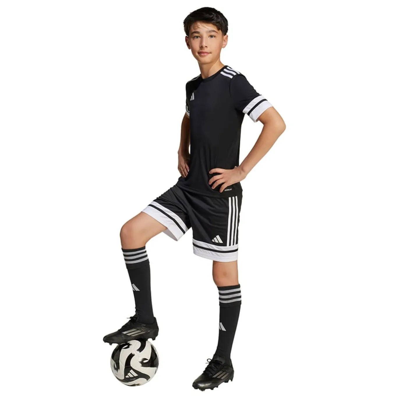 adidas Squadra 25 Voetbalshirt Kids Zwart Wit