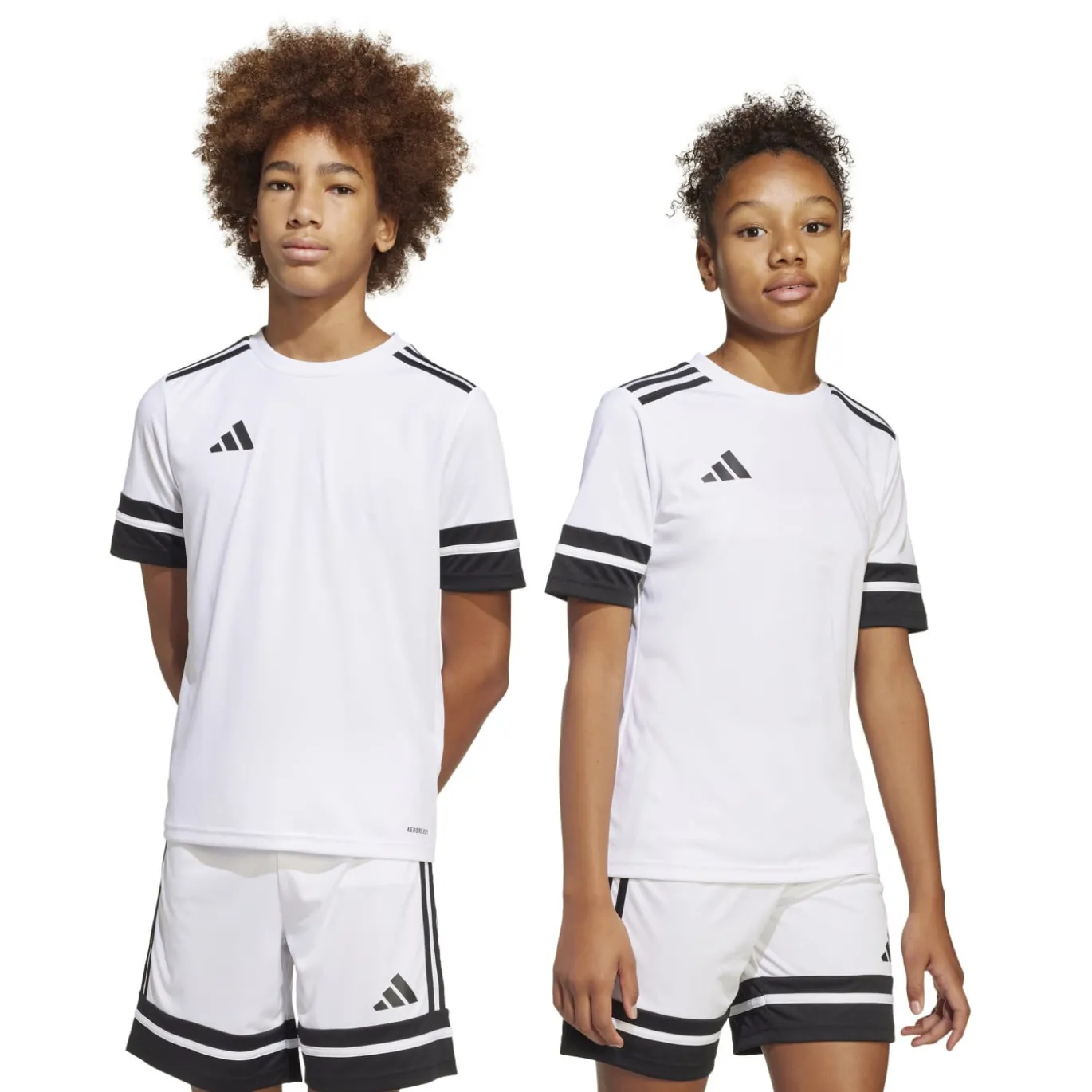 adidas Squadra 25 Voetbaltenue Kids Wit Zwart