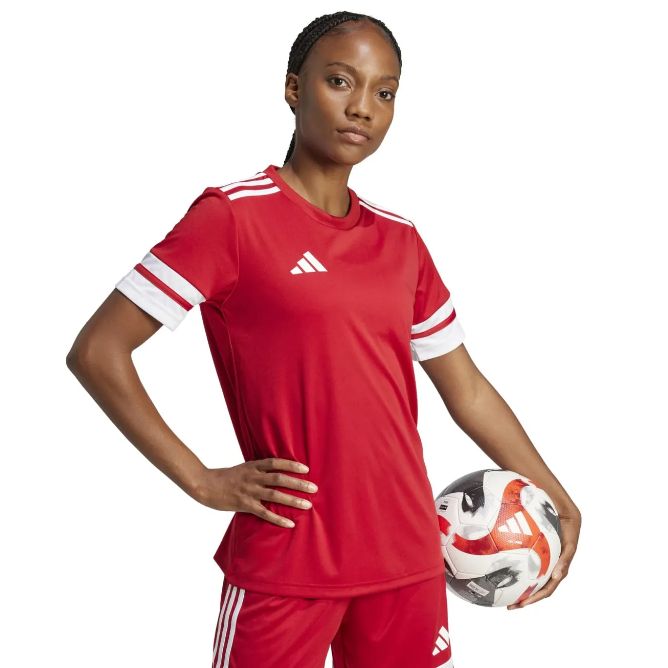 adidas Squadra 25 Voetbaltenue Dames Rood Wit