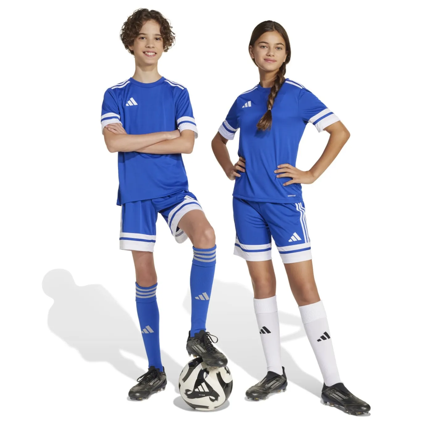 adidas Squadra 25 Voetbaltenue Kids Blauw Wit