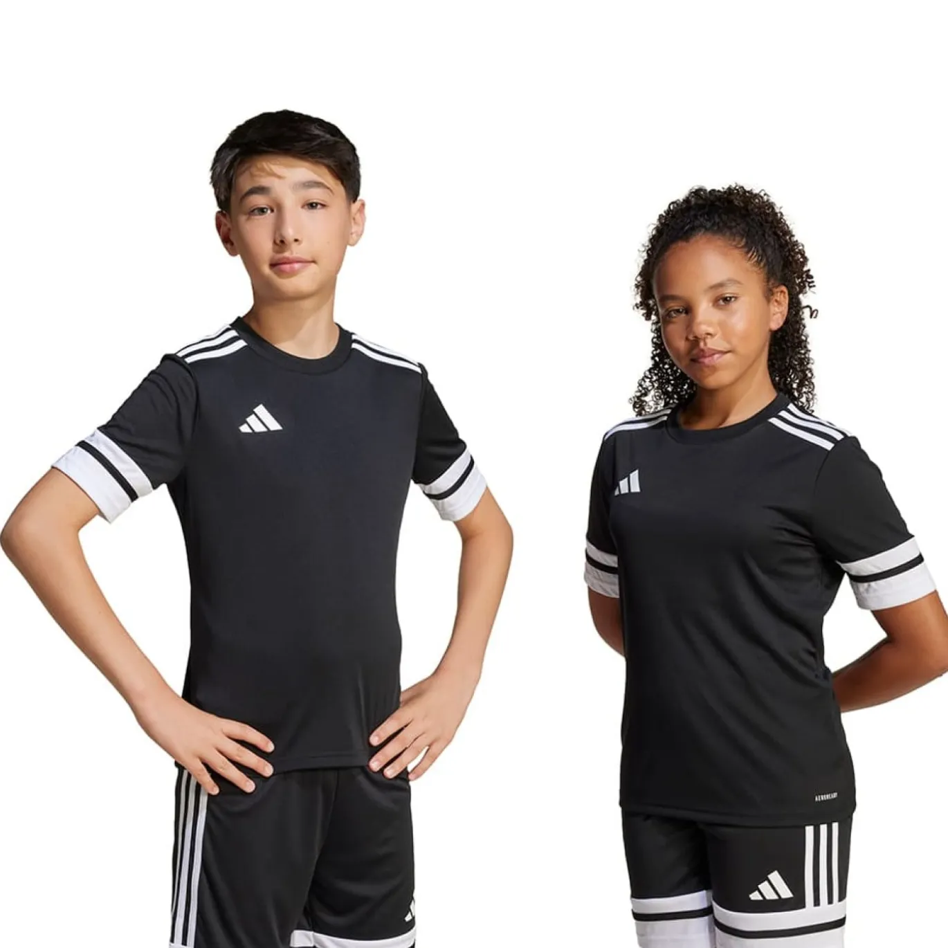 adidas Squadra 25 Voetbaltenue Kids Zwart Wit