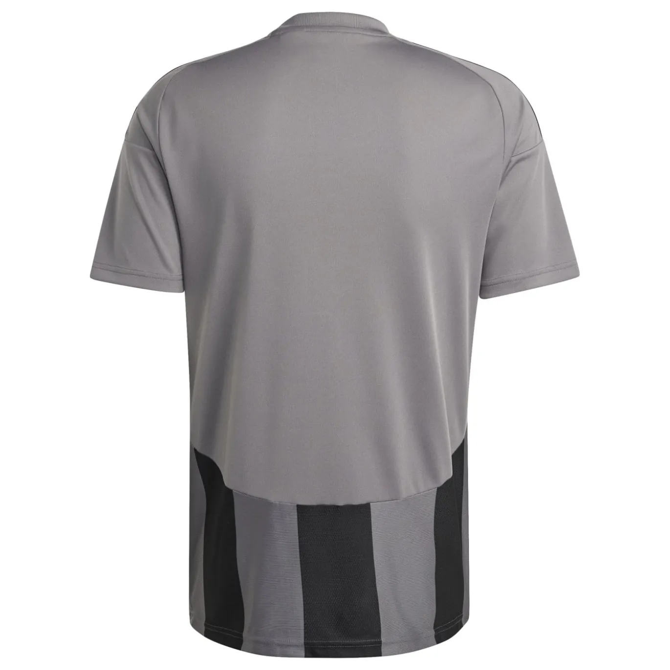 adidas Striped 24 Voetbalshirt Grijs Zwart