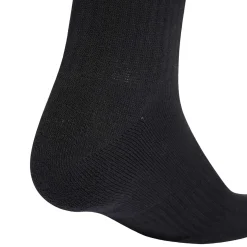 adidas 3-Stripes Gevoerde Sportwear Sokken 3 Paar Zwart Wit