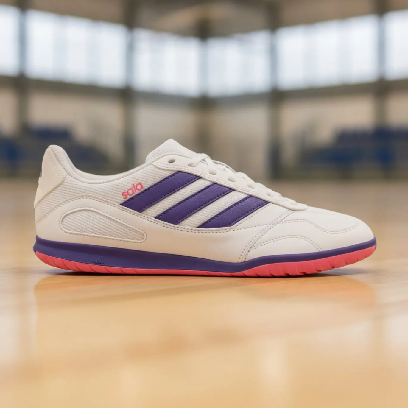 adidas Super Sala III Zaalvoetbalschoenen (IN) Wit Paars Roze