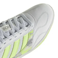 adidas Super Sala III Zaalvoetbalschoenen (IN) Kids Lichtgrijs Lichtgroen Lime