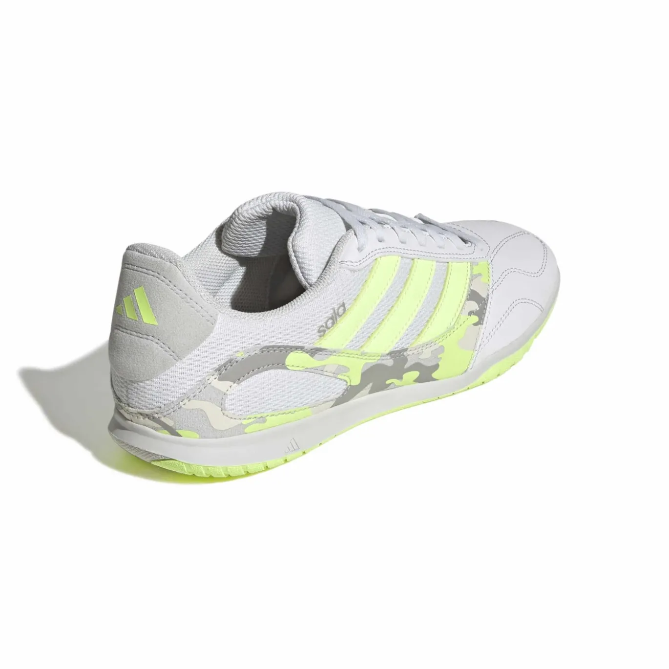 adidas Super Sala III Zaalvoetbalschoenen (IN) Lichtgrijs Lichtgroen Lime