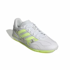 adidas Super Sala III Zaalvoetbalschoenen (IN) Lichtgrijs Lichtgroen Lime