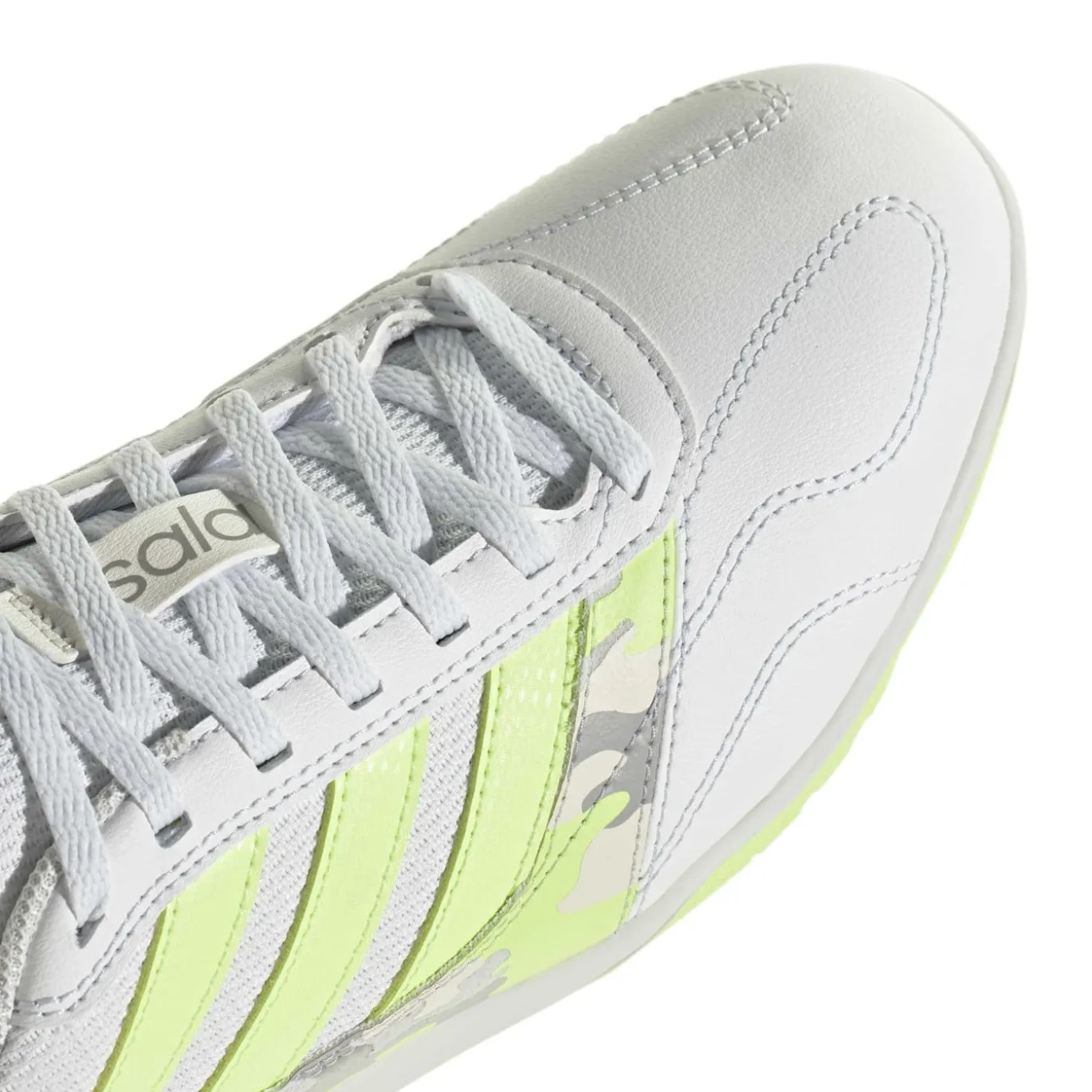 adidas Super Sala III Zaalvoetbalschoenen (IN) Lichtgrijs Lichtgroen Lime