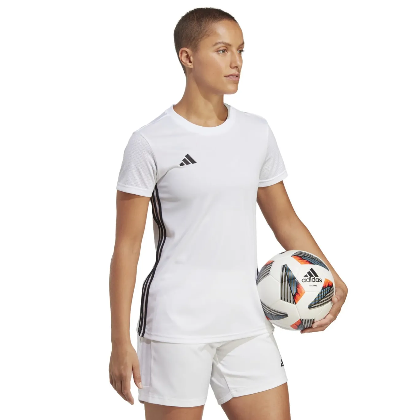 adidas Tabela 23 Voetbalshirt Dames Wit Zwart