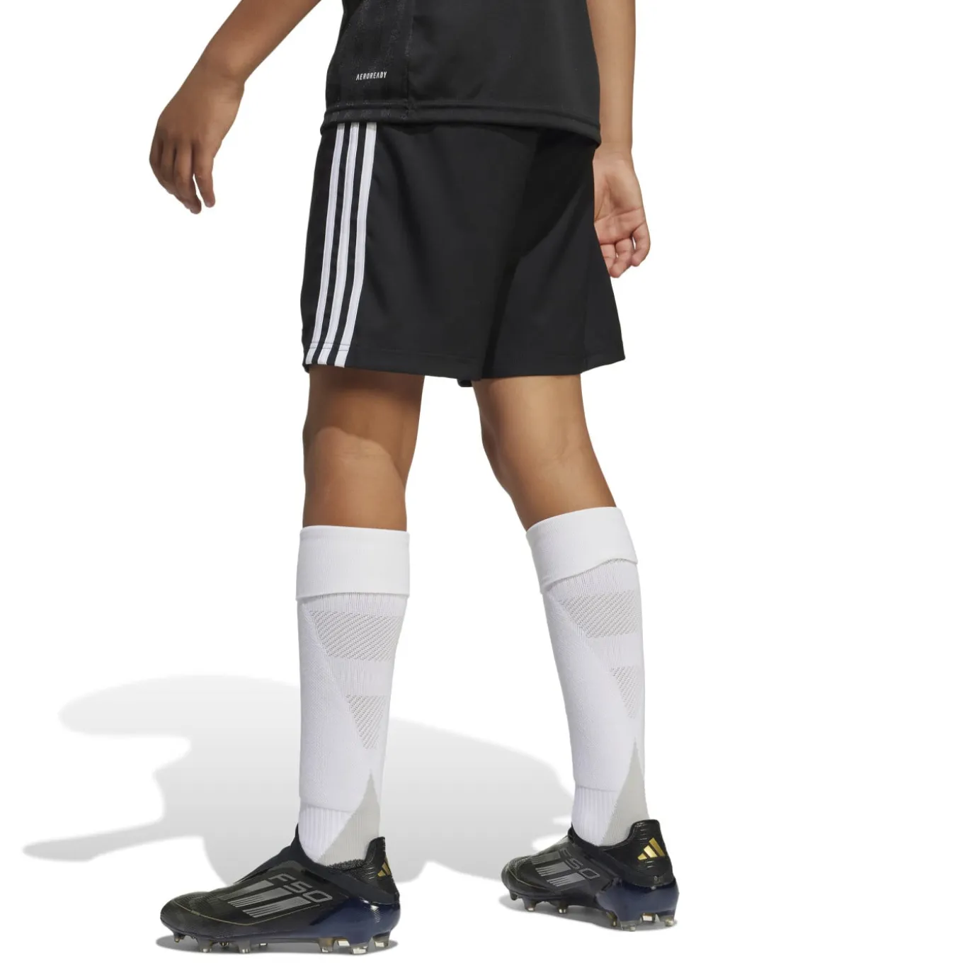 adidas Tastigo 25 Voetbalbroekje Kids Zwart Wit