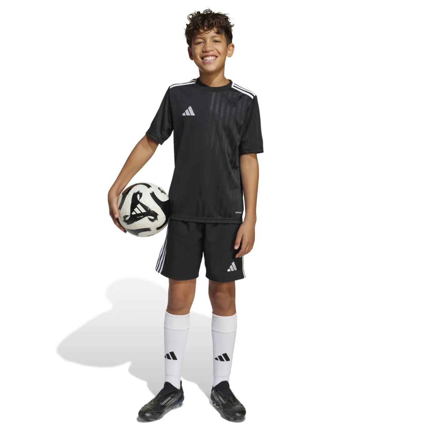 adidas Tastigo 25 Voetbalbroekje Kids Zwart Wit