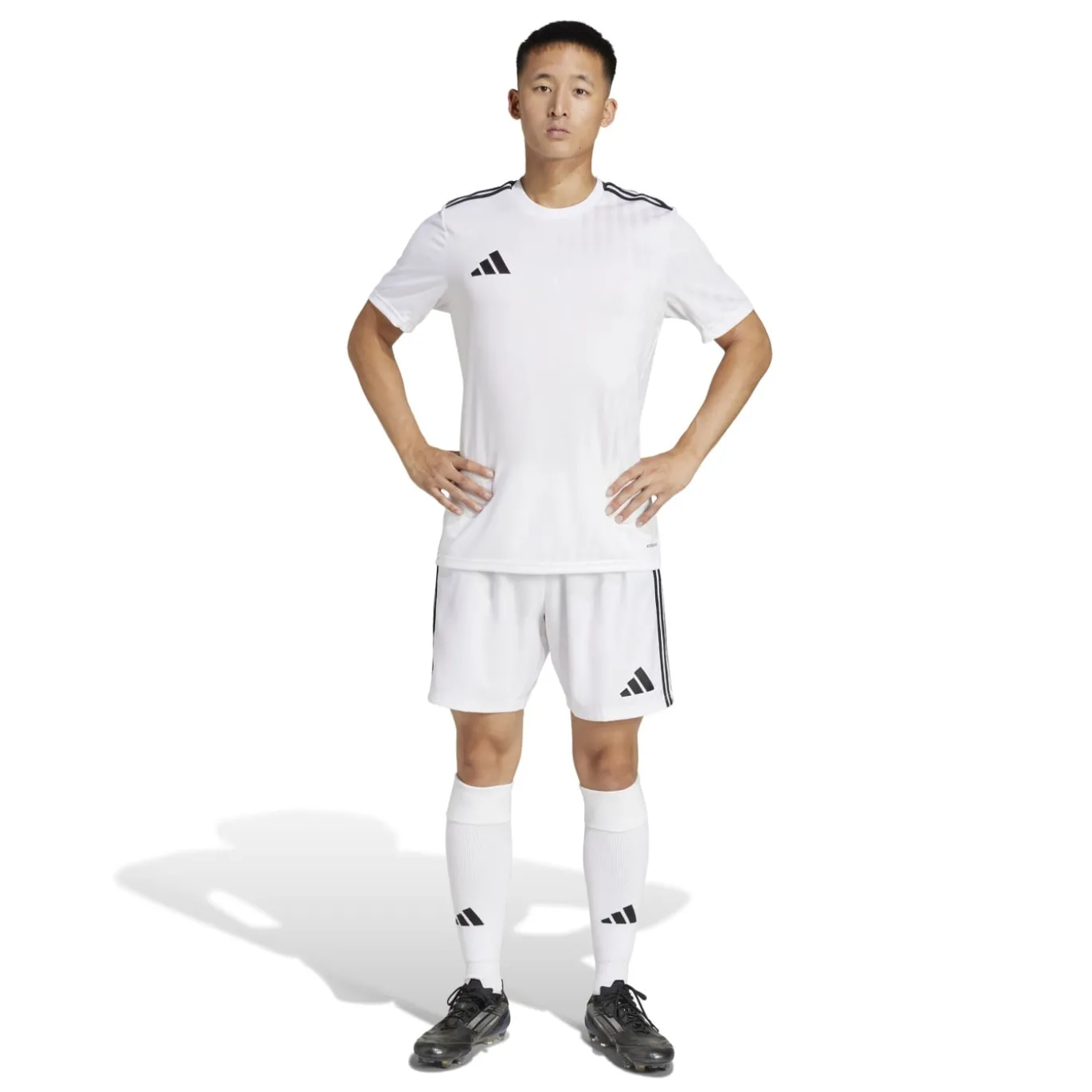 adidas Tastigo 25 Voetbalbroekje Wit Zwart