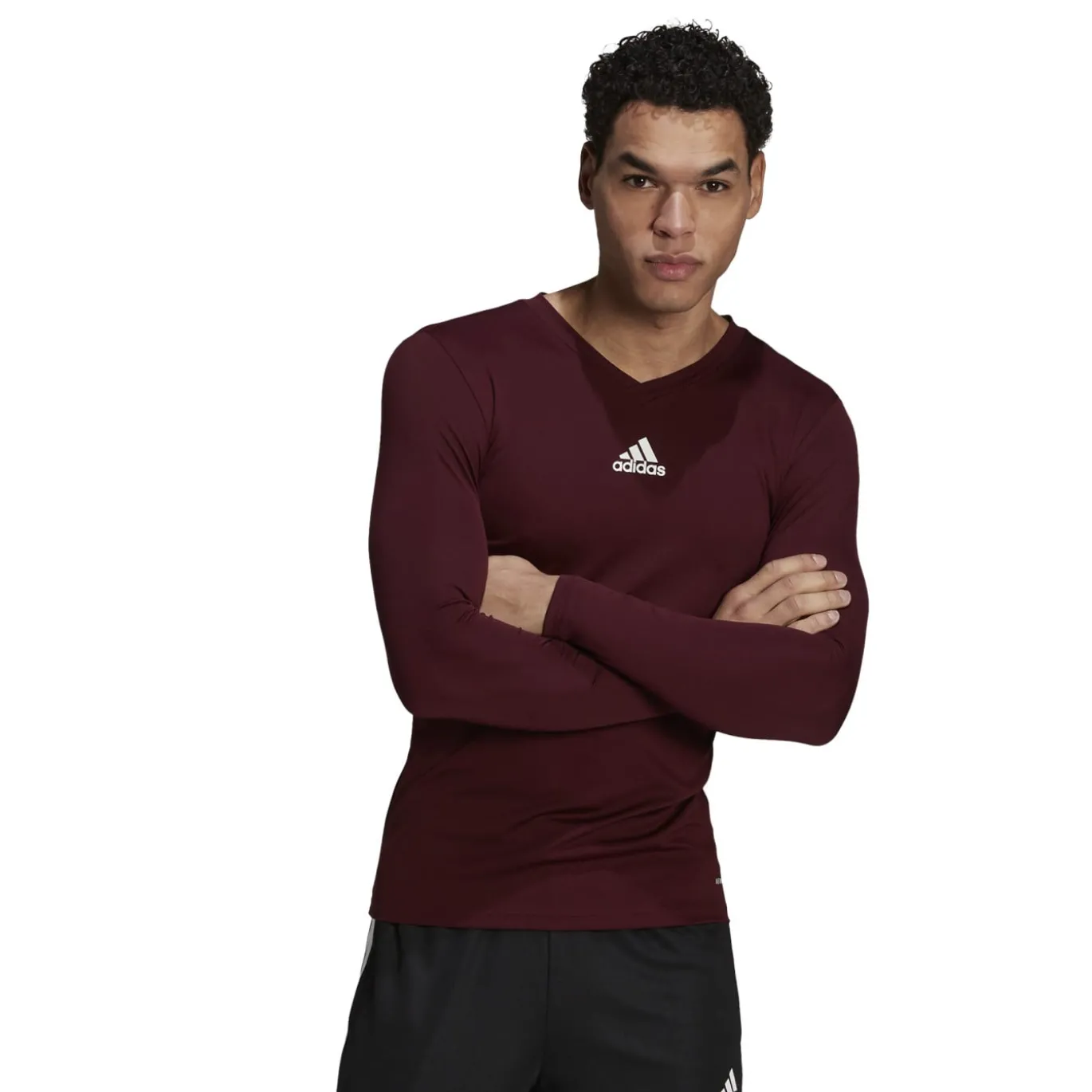 adidas Team Base Ondershirt Lange Mouwen Bordeaux Rood