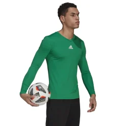 adidas Team Base Ondershirt Lange Mouwen Groen
