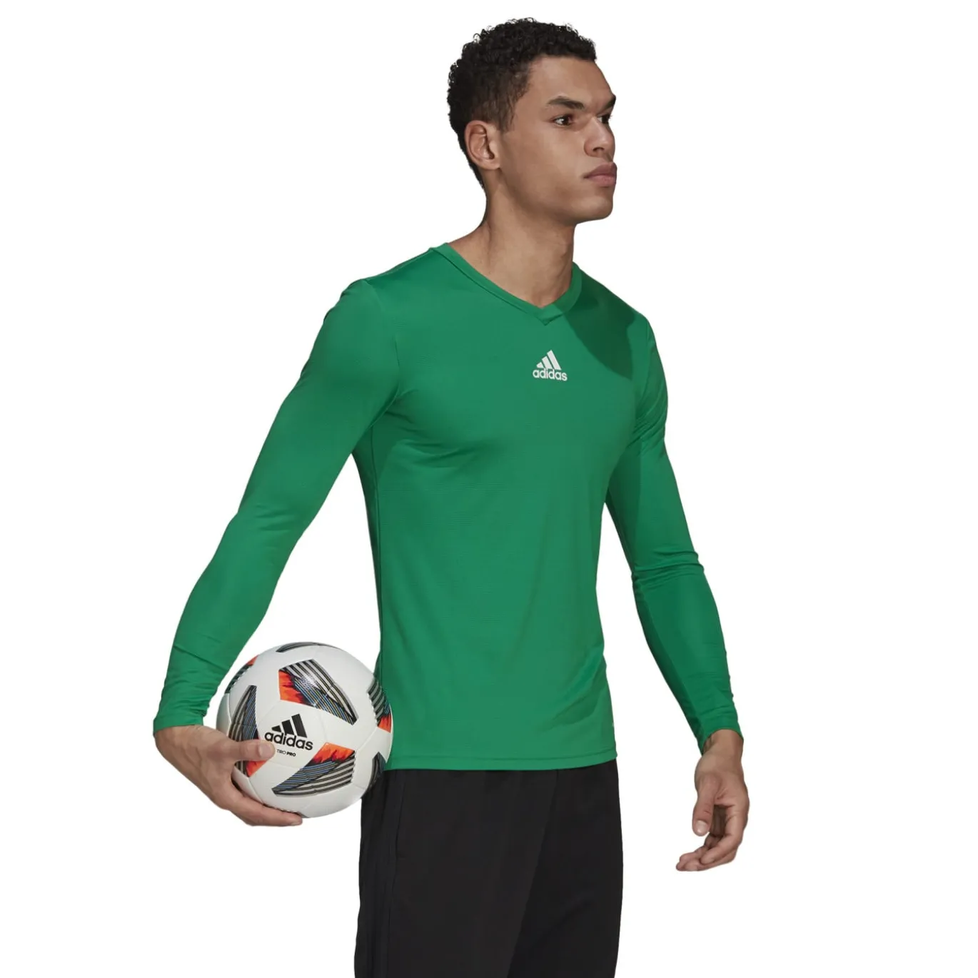 adidas Team Base Ondershirt Lange Mouwen Groen